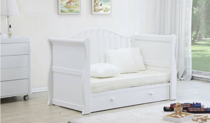 babylo sleigh cot bed